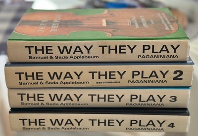 Lot of 4 - The Way They Play Books - Volumes 1, 2, 3, & 4 by Samuel Applebaum