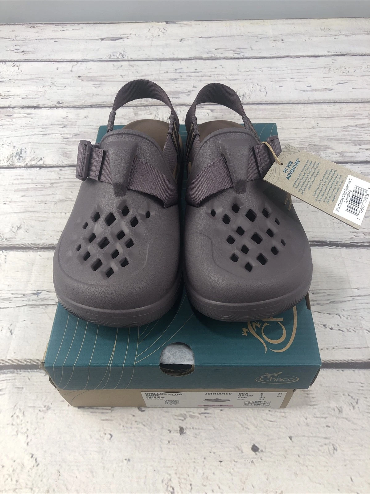 Chaco Chillos Clogs Sparrow Women's Size 6 Slip-On Comfort Foam Sandals