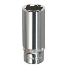 Sealey Sp1414D Walldrive Socket 14Mm Deep 1/4Sq Drive Fully Polished