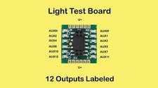 NixTrainz Add-On Light Test Board For Decoder Buddy V1 and V5 Motherboard NTZ7
