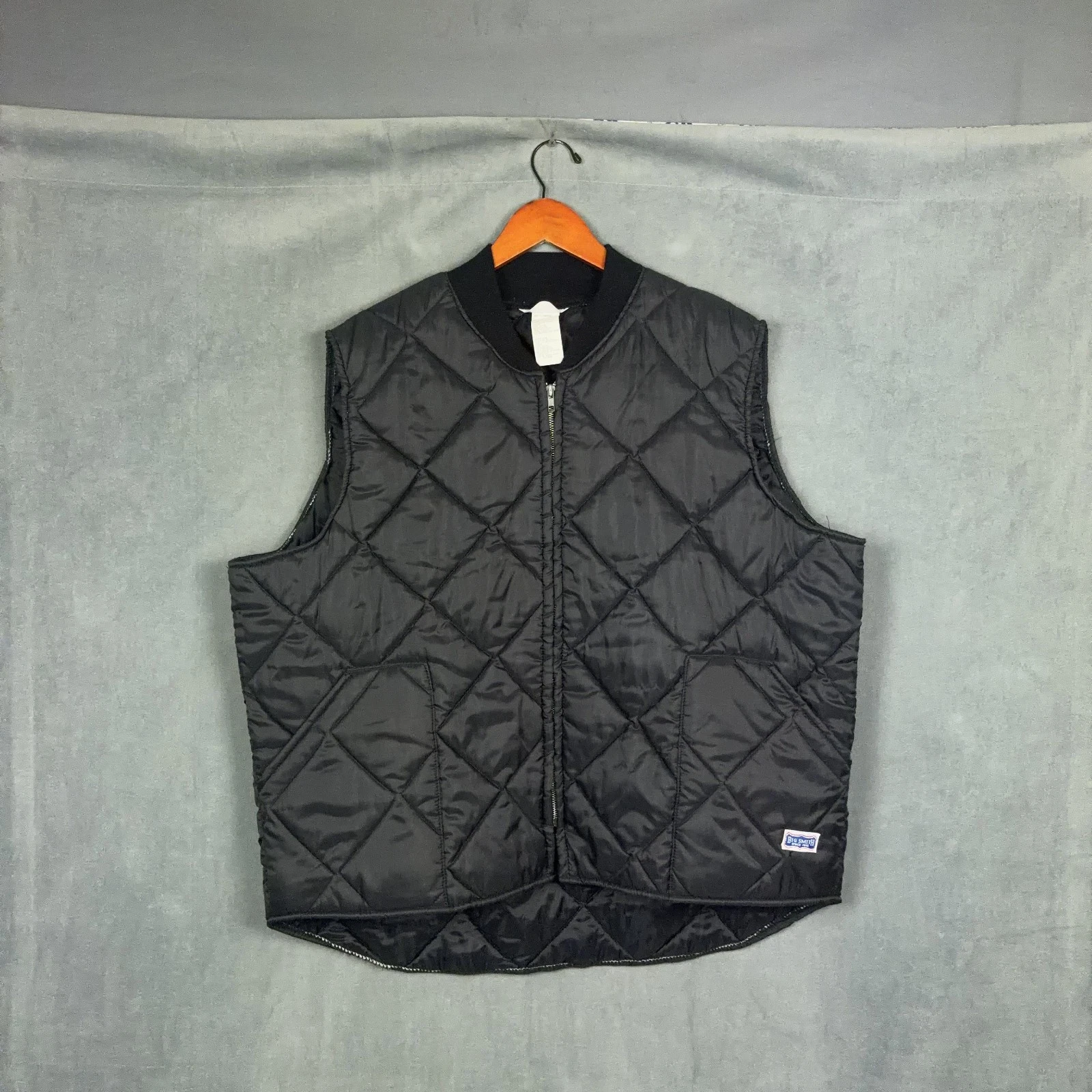 Vintage Big Smith Quilted Vest Mens Size 3XL Black Zip Up Made in USA
Opens in a new window or tab