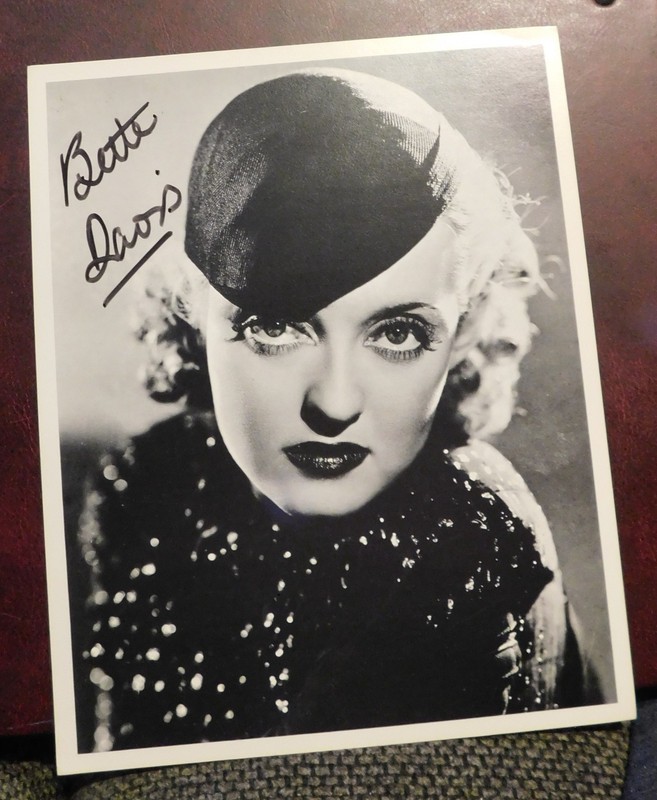 Bette Davis autographed 8x10 photo of this legendary actress