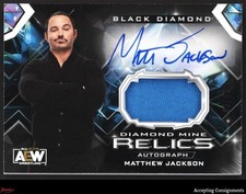 2024 Black Diamond AEW Mine Relics Matthew Jackson RELIC AUTO 49/49