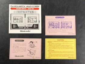 Mario Bros. Game & Watch MW-56 - 1983 Nintendo - Tested Working - Great Cond.
