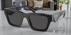 PRADA PR A06S 16K08Z Black Dark Grey 50 mm Men's Sunglasses