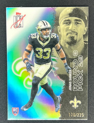2025 Topps Signature Class #210 Jonas Sanker Teal #/225