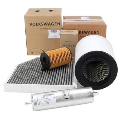 ORIGINAL Audi Filterset Filterpaket 4-tlg A8 (4H D4) 4.2 TDI quattro 351/358 PS - Bild 1 von 4
