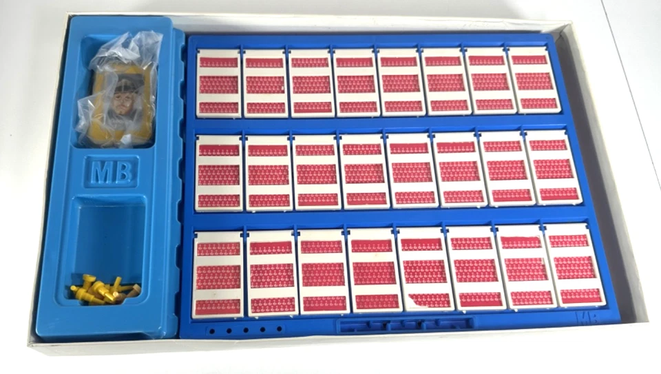 INDOVINA CHI? GIOCO IN SCATOLA MB GIOCHI COMPLETO 1986 VINTAGE - Immagine 3 di 4