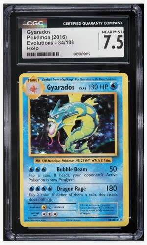 Gyarados graded CGC 7.5 for sale on eBay