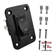 4 Pin Rocker Switch, 12V 20A DPST ON-OFF Switch Panel, Momentary Toggle Switch