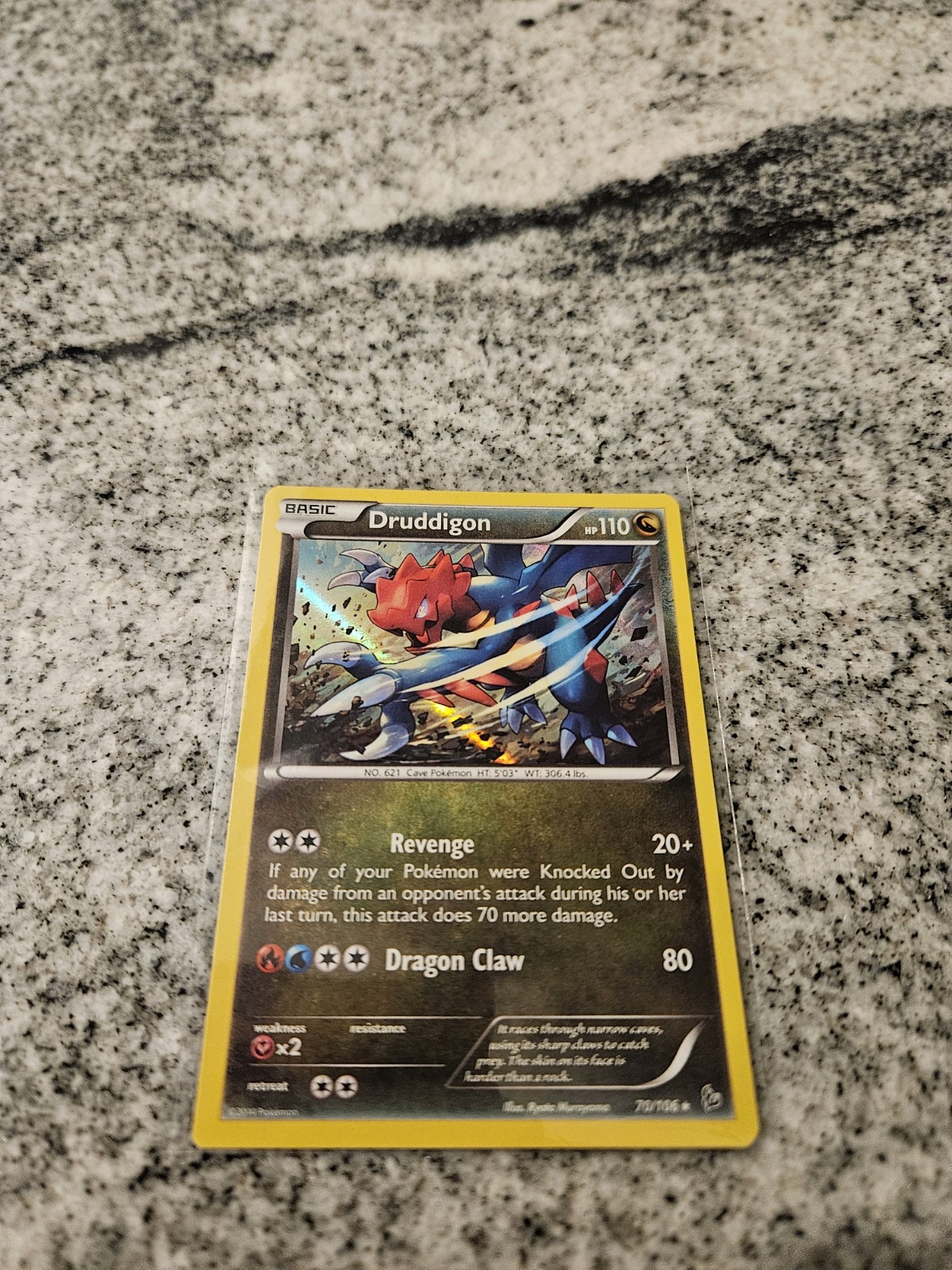 Pokémon TCG Druddigon 70/106 Holo Rare
