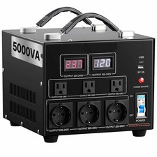 5000W Voltage Converter Transformer Step Up/Down 220V-110V /110V-220V CE