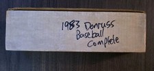 1983 Donruss Baseball Complete Set MLB 