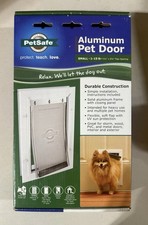 PetSafe Aluminum Pet Door Small 1-15 lb Dog Cat Flap Heavy Duty