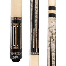 Dufferin D-545 Grey Birdseye & Bocote Pool Cue - Wrapless