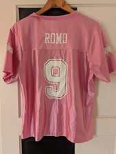 Tony Romo #9 Dallas Cowboys Pink Jersey Womens XL NFL Team Apparel Football