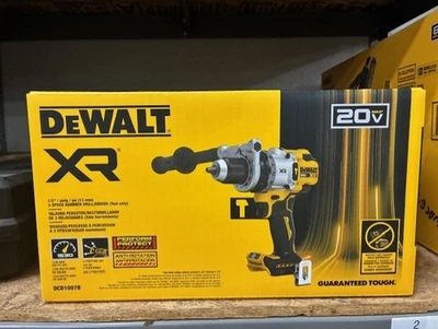 Dewalt DCD1007B 20V 20 Volt Max XR 1/2" Brushless Hammer Drill, Handle,Tool Only