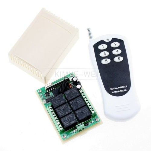 6 Channel Wireless Remote Control 433MHz Home Garage