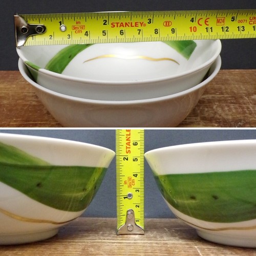 Raynaud Limoges Verdures Small Bowl Set Christian Tortu Porcelain Rice Snack Dip - Picture 4 of 17