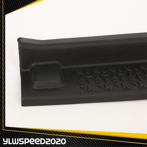 Kit de 4 umbrales de protección de entrada de umbral de puerta negro apto para Jeep Wrangler JK 07-18 4 puertas - Imagen 8 de 10