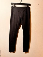 90 Degree by Reflex Women’s Size M  Black Mid Rise Activewear Leggings