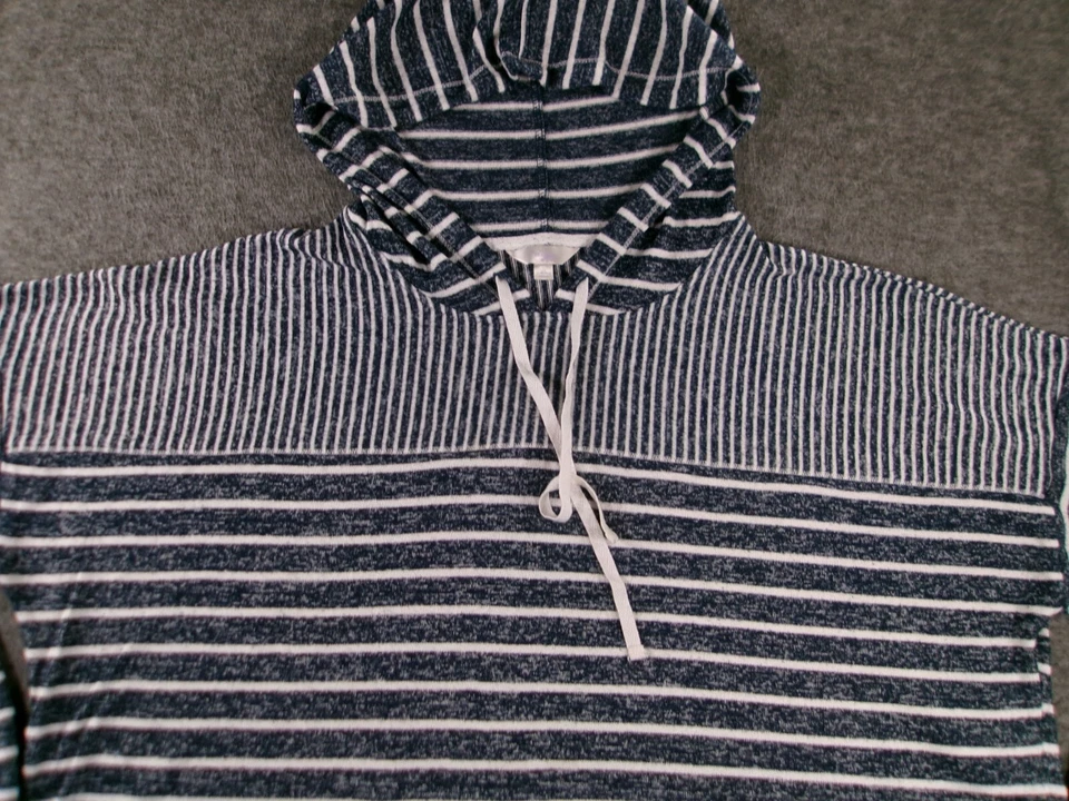 Secret Treasures Hoodie Women 3X Blue Cozy Lounge Oversized Beachy Causal - Image 2 of 4