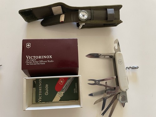 VICTORINOX The Original Swiss Army Officers Knife White Vintage 1980s - Picture 4 of 5