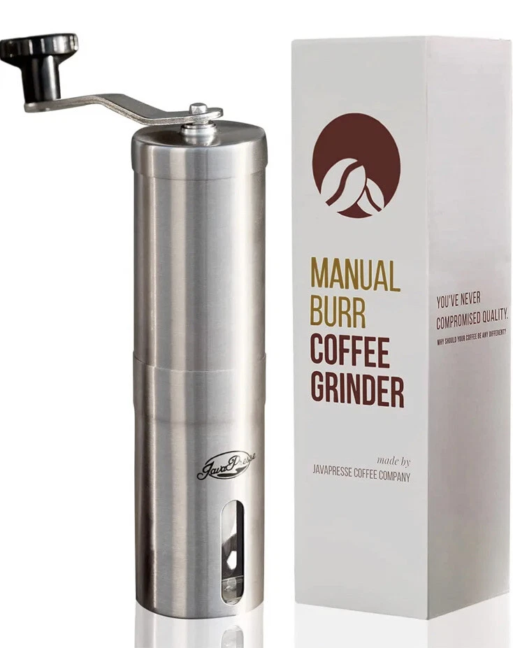 Manual Coffee Grinder Bean w/ 18 Adjustable Settings Stainless Steel Manual Burr - Image 2 of 4