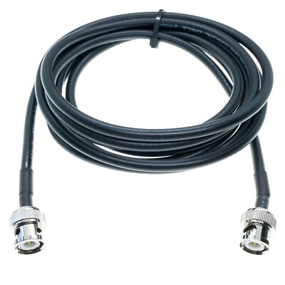 BNC male to BNC male plug connector lot RF Coaxial Cable Pigtail Coax RG58