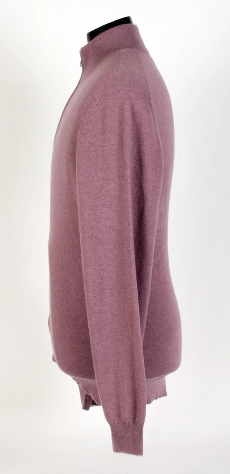 Brunello Cucinelli 100% Cashmere 1/2 Zip Sweater - 3XL - New - $1350 Retail - Image 4 of 4