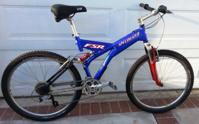 SPECIALIZED MTB FSR フルサスペンション Specialized FSR Mountain Bicycle Direct Drive w Rock Shox-blue | eBay