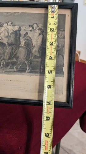 Rare 1817 Pilgrimage To Canterbury Engraving nicely, framed by a gallery - Picture 4 of 22