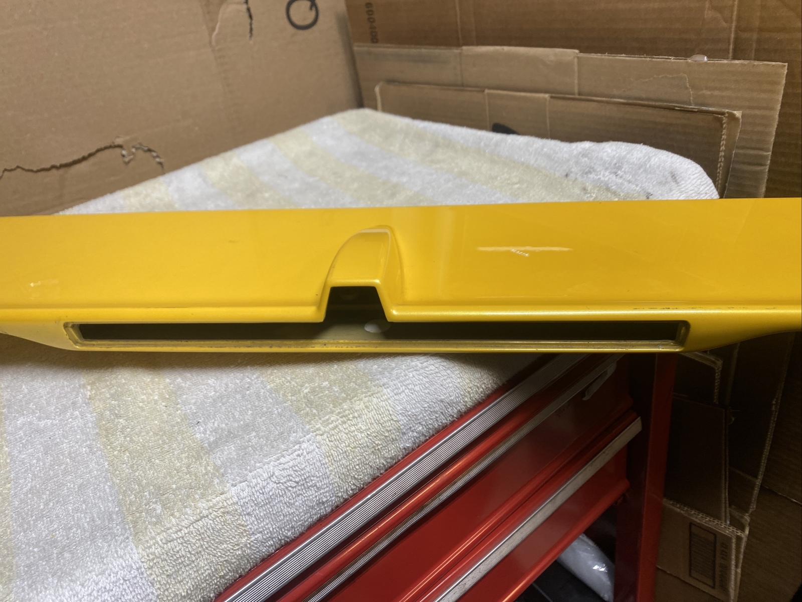 2006-2014 Lamborghini Gallardo Rear Spoiler OEM YELLOW