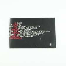 A Guide to the Minolta SLR System of Creative Photography - Brochure Booklet