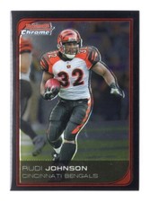 Football Card - 2006 Rudi Johnson 168 - Cincinnati Bengals Bowman Chrome