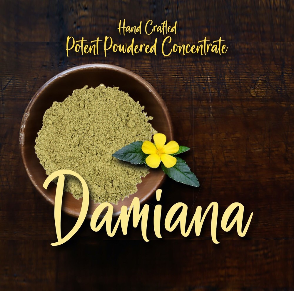 Damiana Leaf - Damiana Leaves - Extract Powder - Fine Quality - Mood -  1oz USA