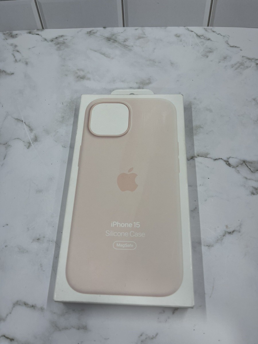 Apple Silicone Case with MagSafe for iPhone 15 - Light Pink