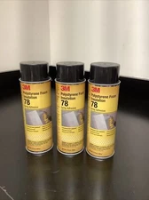 Lot Of 3 3M Polystyrene Foam Insulation 78 Spray Adhesive