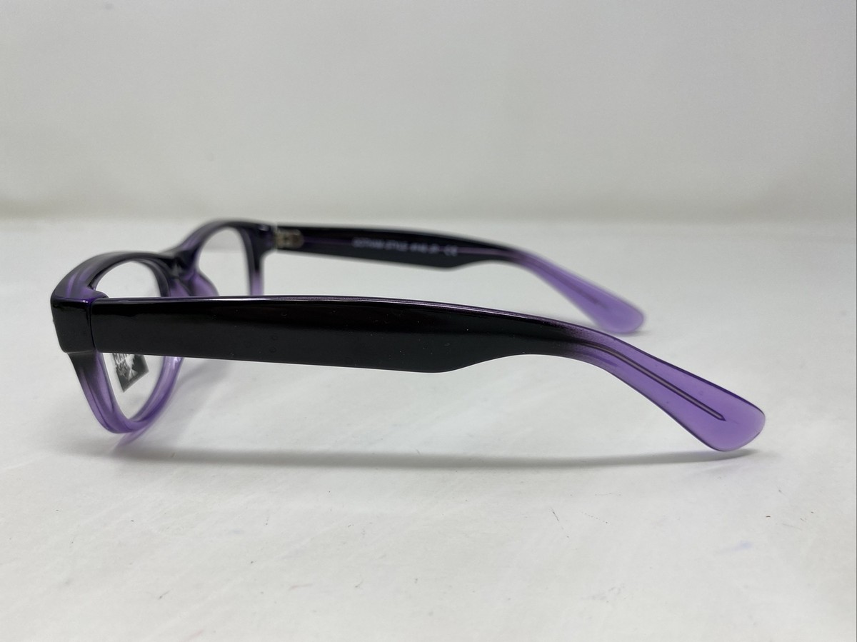 Gotham Style #148 JR BLACK PURPLE 46-18-135 Full Rim 
