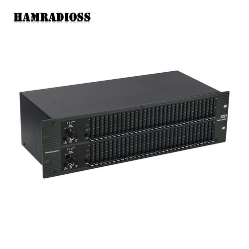 Ecualizador de audio profesional DBX 1231 doble 31 bandas IC chip control núcleo sólido - Imagen 3 de 8