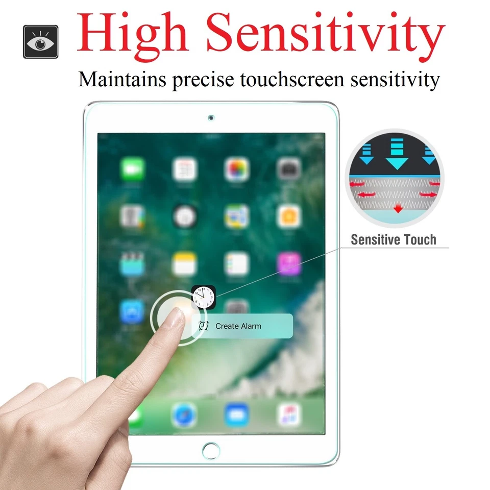 Tempered Glass Screen Protector for iPad Mini 5 6 Air 9.7 10.2 10.5 Pro 12.9 13 - Image 2 of 4