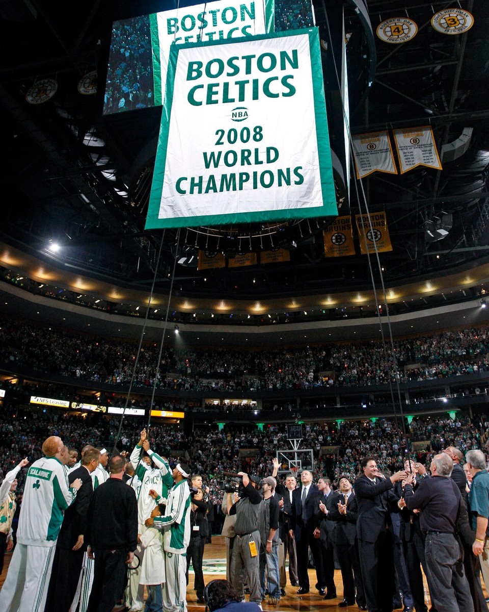 Boston Celtics 2008 NBA Finals Champions Banner 8x10 NBA