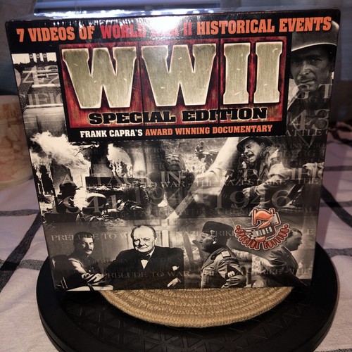 WWII World War 2 Special Edition 7 VHS Tape Boxed Set Frank Capra's Documentary - Imagen 3 de 7