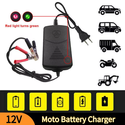#ad US Car Battery Charger Maintainer Trickle RV for Truck Motorcycle ATV Auto 12V $5.99