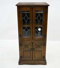 Old Charm Hi Fi/Record Cabinet 2 Adjustable Shelves Light Oak FREE UK Delivery*