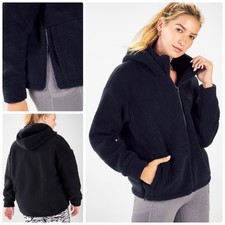 Nwt Fabletics Lotta Sherpa Jacket Navy Xl