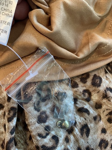 ENTRO Animal Print Tiered Dress MIDI Size M High Low - Picture 11 of 12