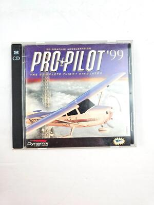 Sierra Pro Pilot 99 (PC, 1999) Flight Simulator 3D Graphic Acceleration CD-Rom