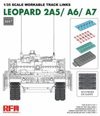RYEFIELD MODEL RFM RM-5057 1/35 Workable Track for Leopard 2A5/A6/A7