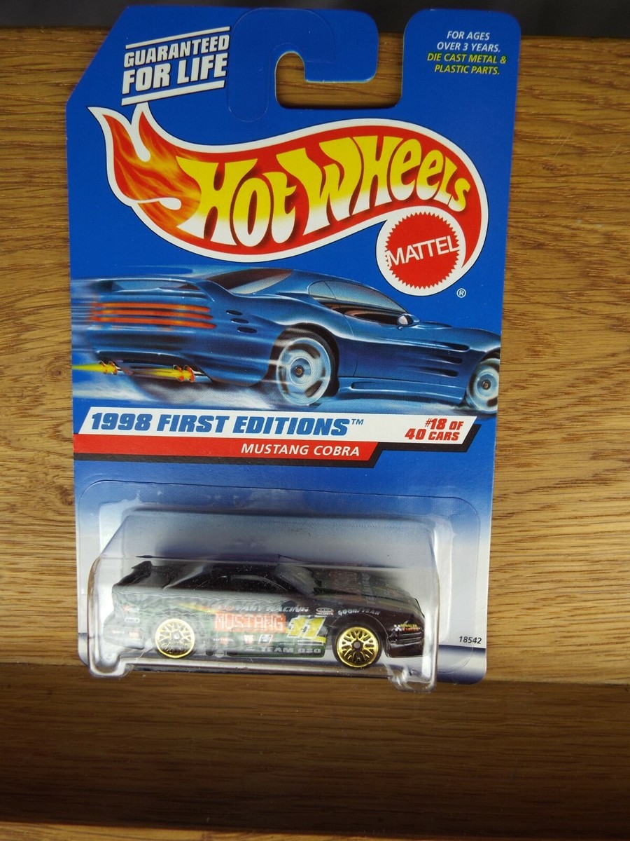 Hot Wheels *FORD MUSTANG COBRA* 1998 First Editions 18 of 40